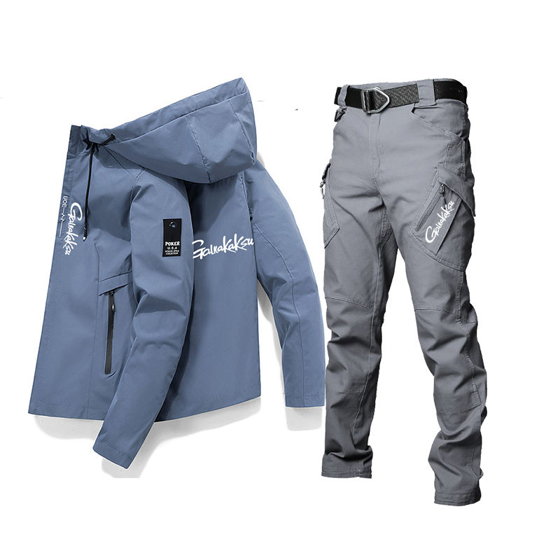 Fishing Rain Suit - アウトドアスポーツ用の防水服,釣り服,ジャケット,パンツ,日焼け止め,丈夫なカジュアルシャツ