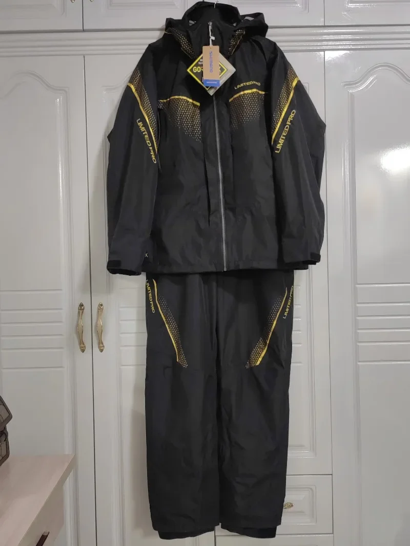 春秋の防水釣りジャケットとオーバーオールパンツ 2 本セット - Fishing Rain Suit のレビューと価格