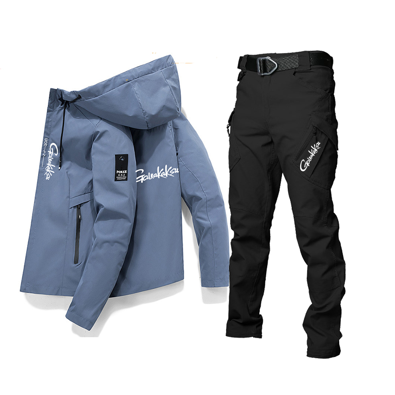 アウトドアスポーツ用の防水服,釣り服,ジャケット,パンツ,日 - Fishing Rain Suit のレビューと価格