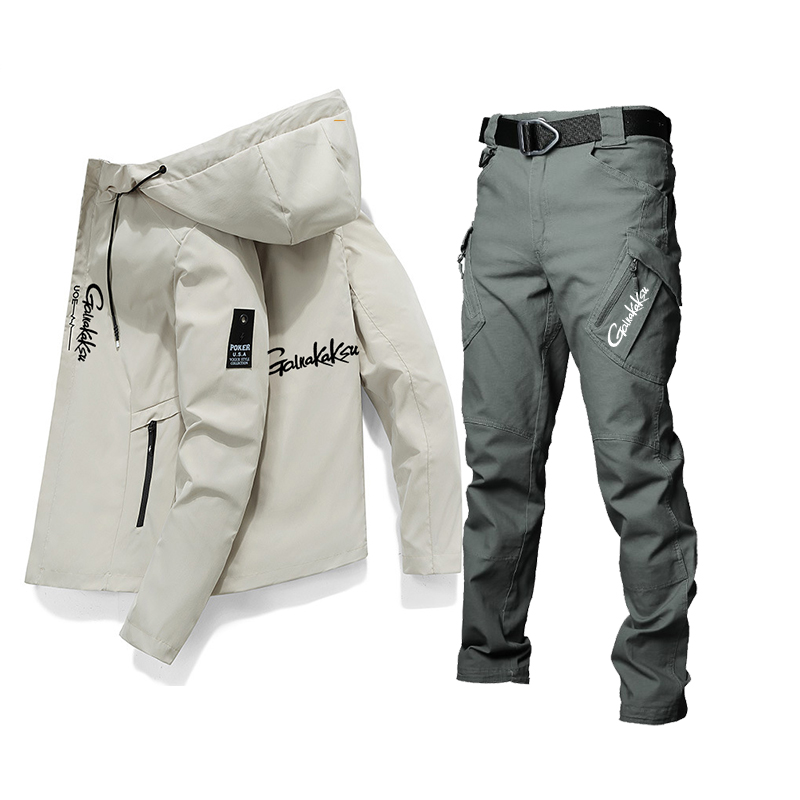 アウトドアスポーツ用の防水服,釣り服,ジャケット,パンツ,日 - Fishing Rain Suit のレビューと価格