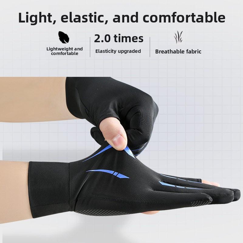 日焼け防止タッチスクリーン手袋 薄手アイスシルク 滑り止め  - Fishing Gloves のレビューと価格