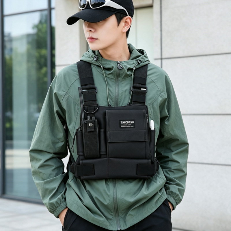 2026年新作 ユニセックス チェストバッグ 多機能チェスト - Fishing Vest のレビューと価格